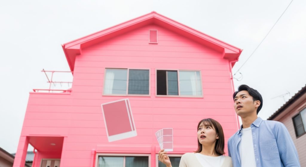 ピンクの外壁で失敗しないための注意点