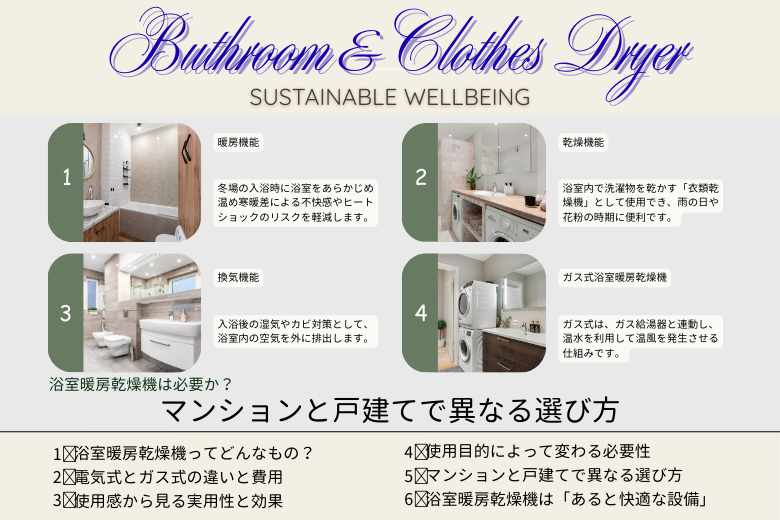 マンションと戸建てで異なる選び方