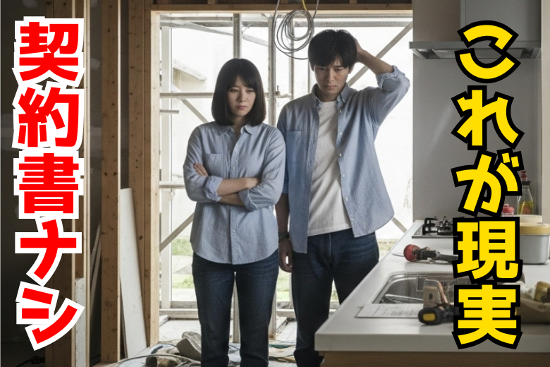 リフォーム契約書なし！注意点は？知っておくべき５つのルール