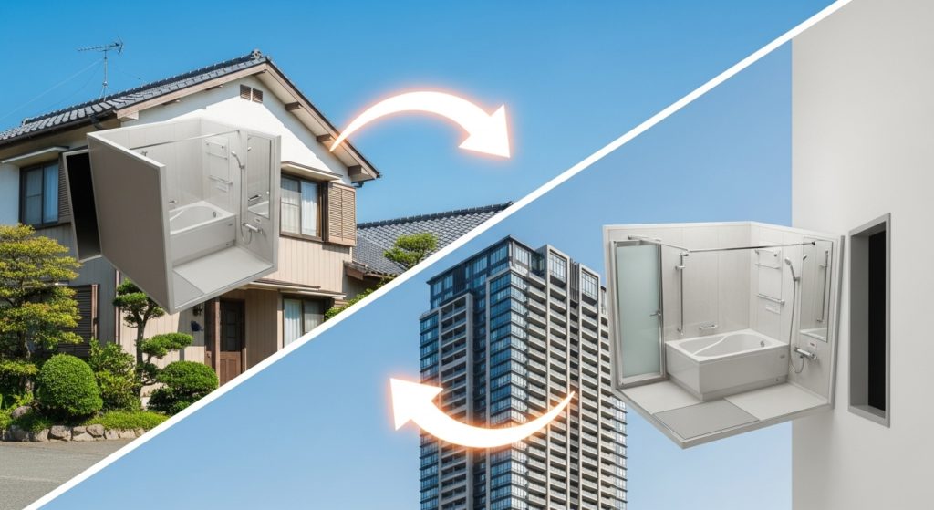 必殺技②:【戸建て向け】「マンション用ユニットバス」を流用する裏ワザ