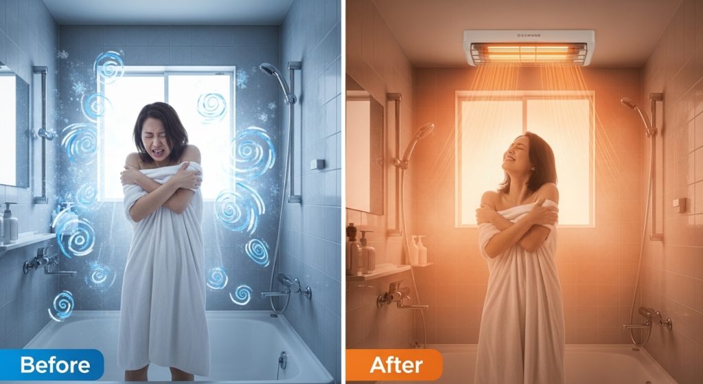 【第3位】ヒートショック対策の王道「暖房換気乾燥機」